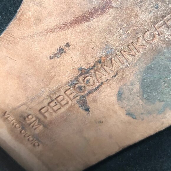 Rebecca Minkoff Alex Black Suede Buckle Booties 9 - Picture 10 of 10